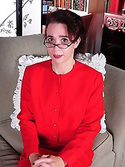Naughty american housewife playing alone