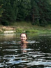 Swimming in the river